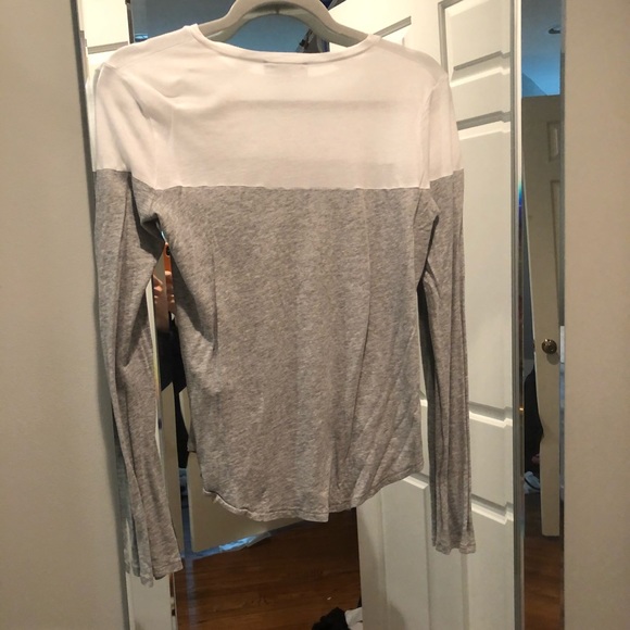 Vince Colorblock Long Sleeve Tee - Picture 3 of 5